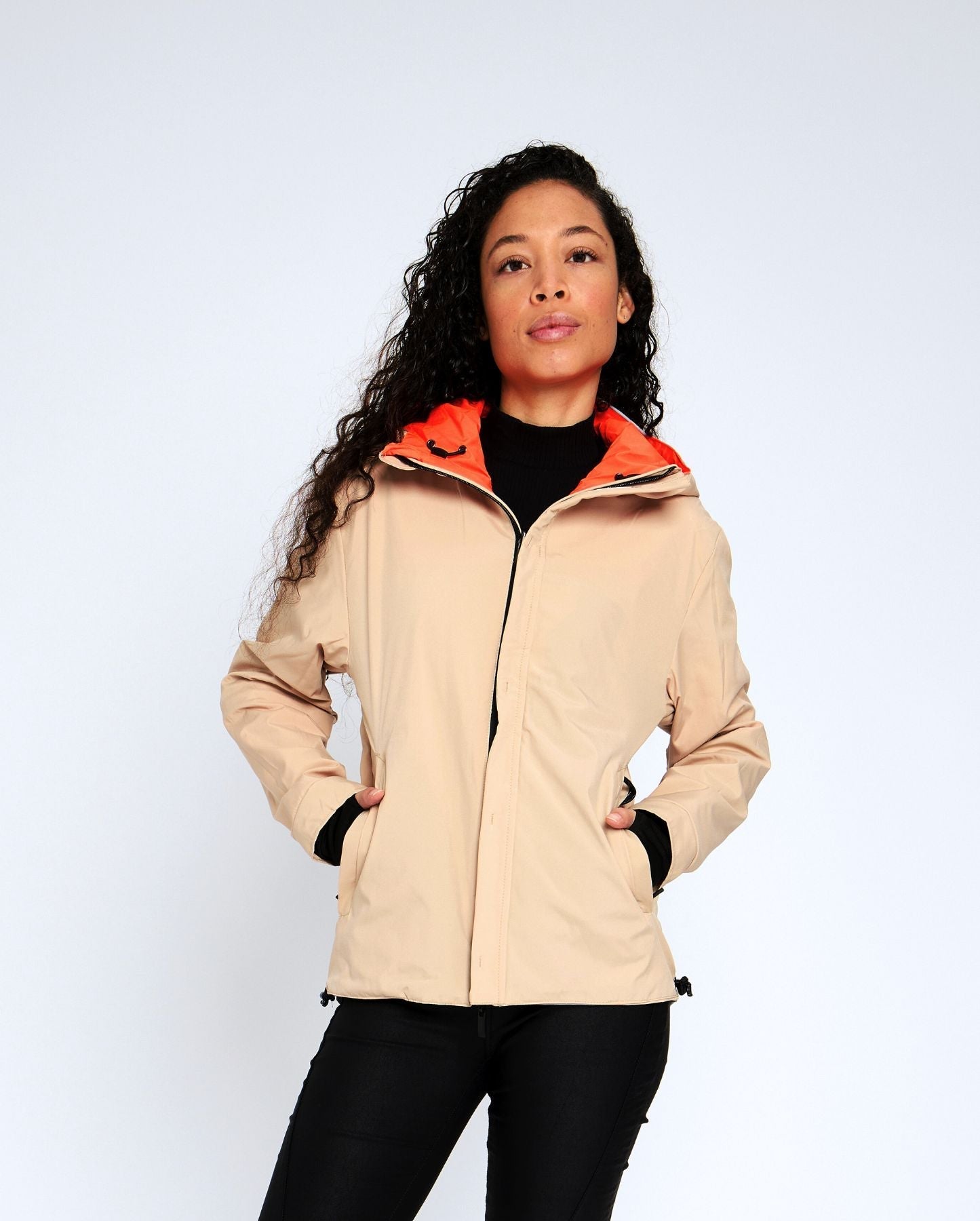 veste réversible beige vélotaf