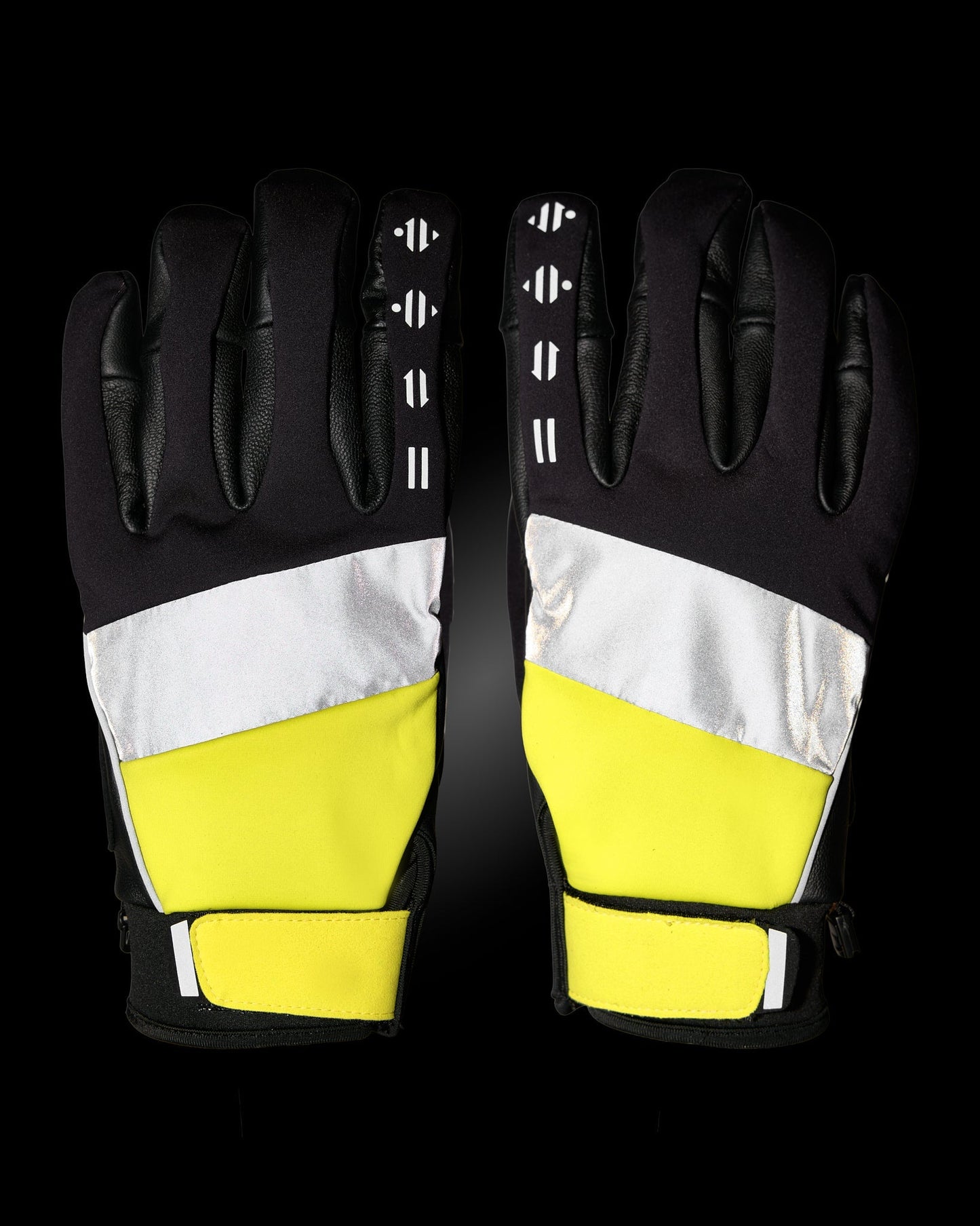 GANTS VÉLO D'HIVER RÉFLÉCHISSANTS
