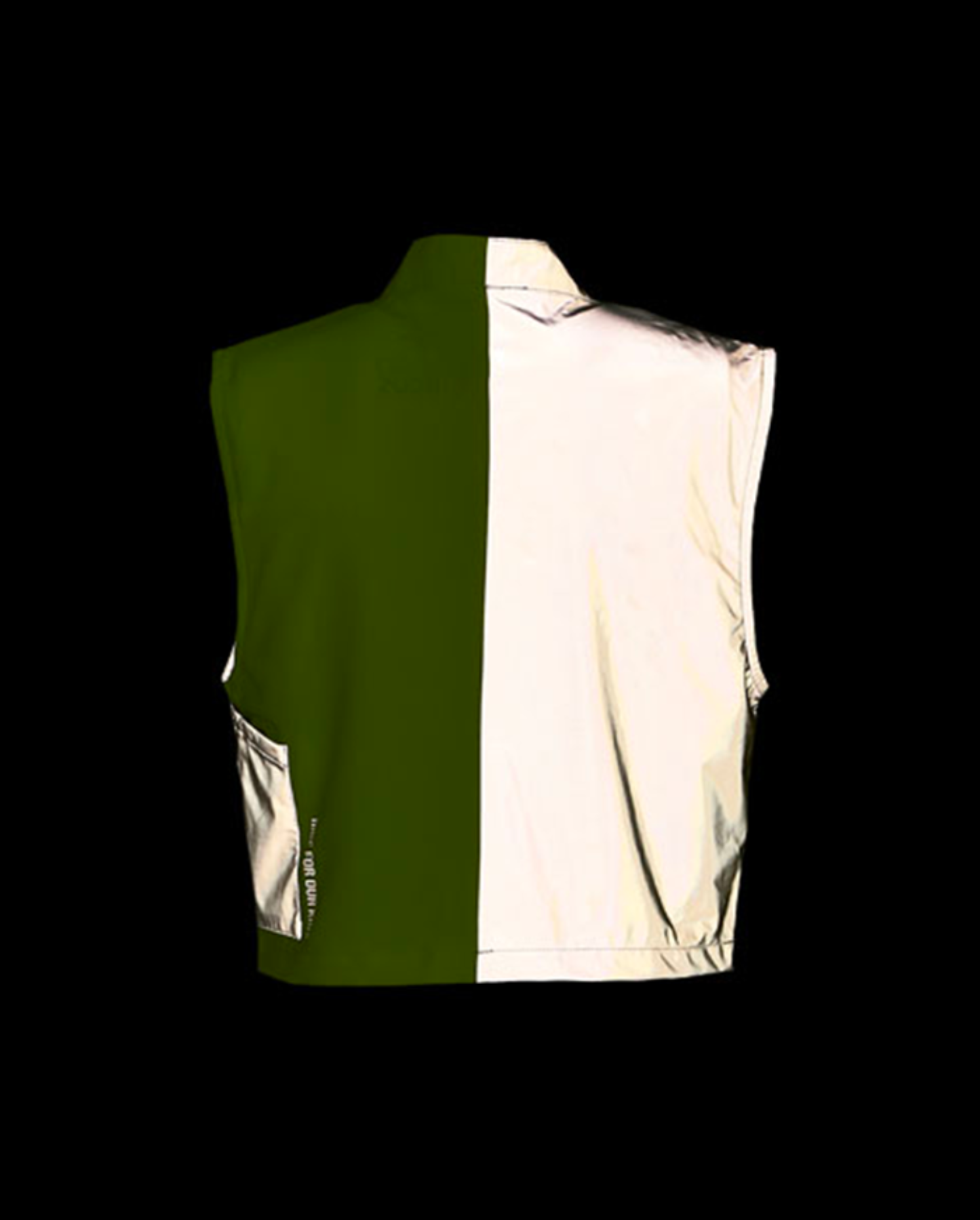 Gut sichtbare Crop-Top-Weste 