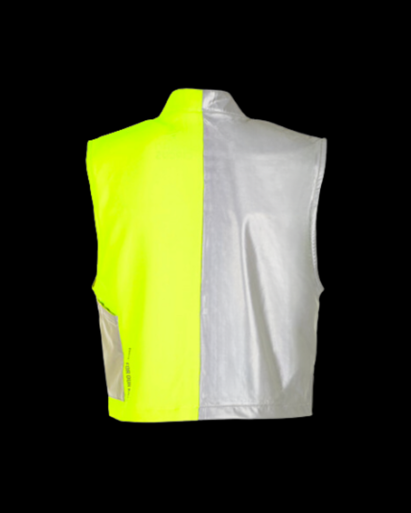 Gut sichtbare Crop-Top-Weste 