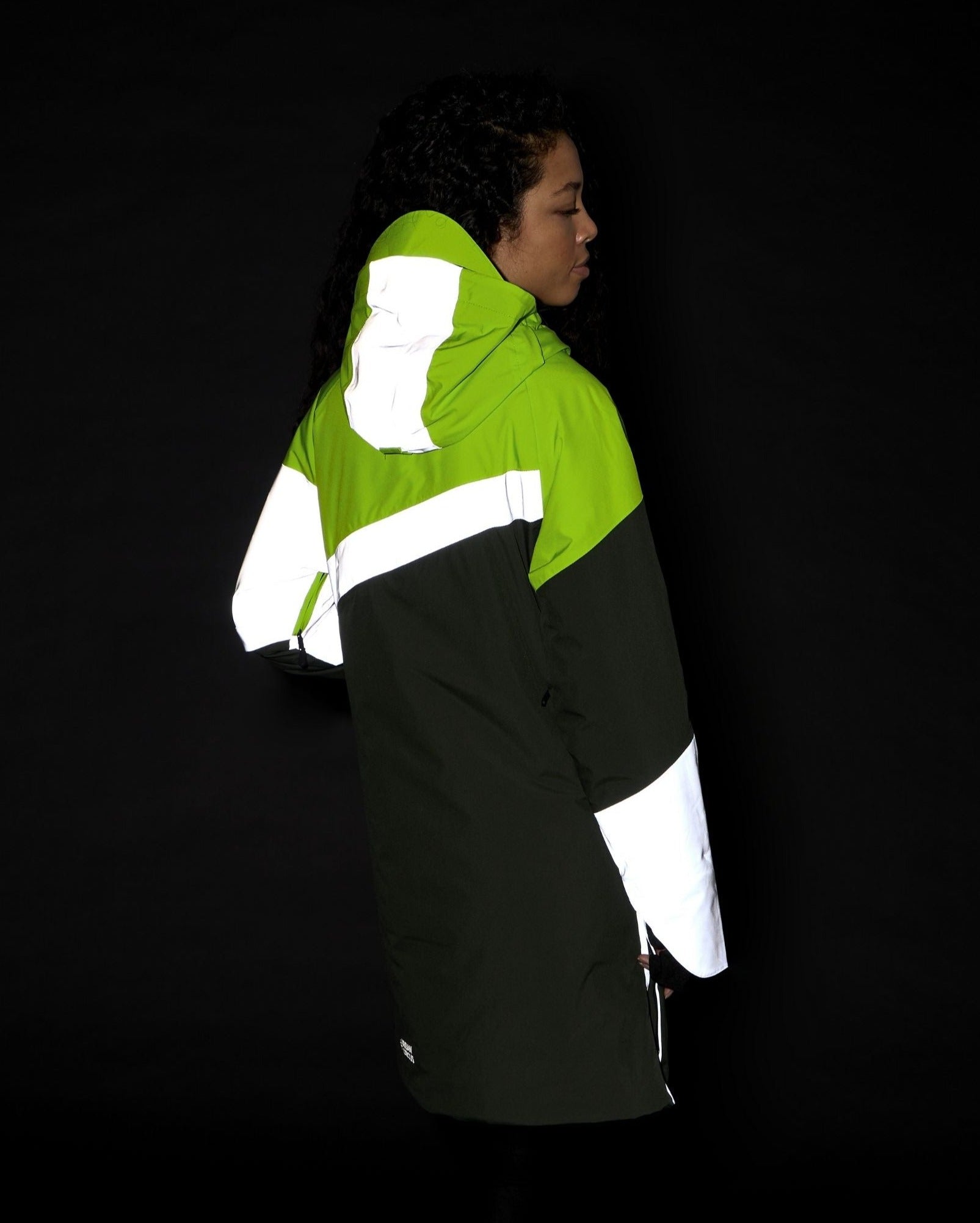 parka hiver réfléchissante imperméable femme