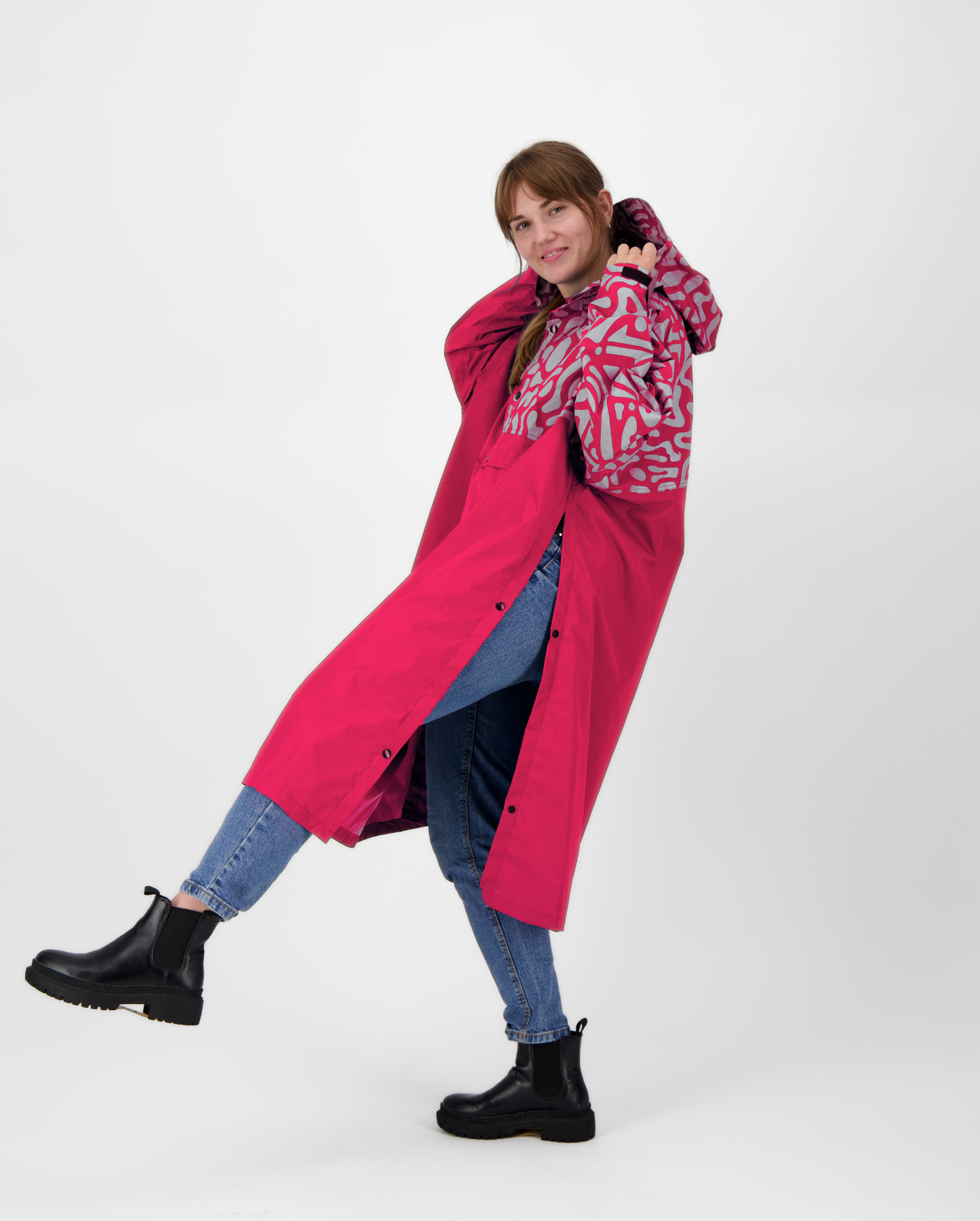 PONCHO DE PLUIE RÉFLÉCHISSANT ROMEA