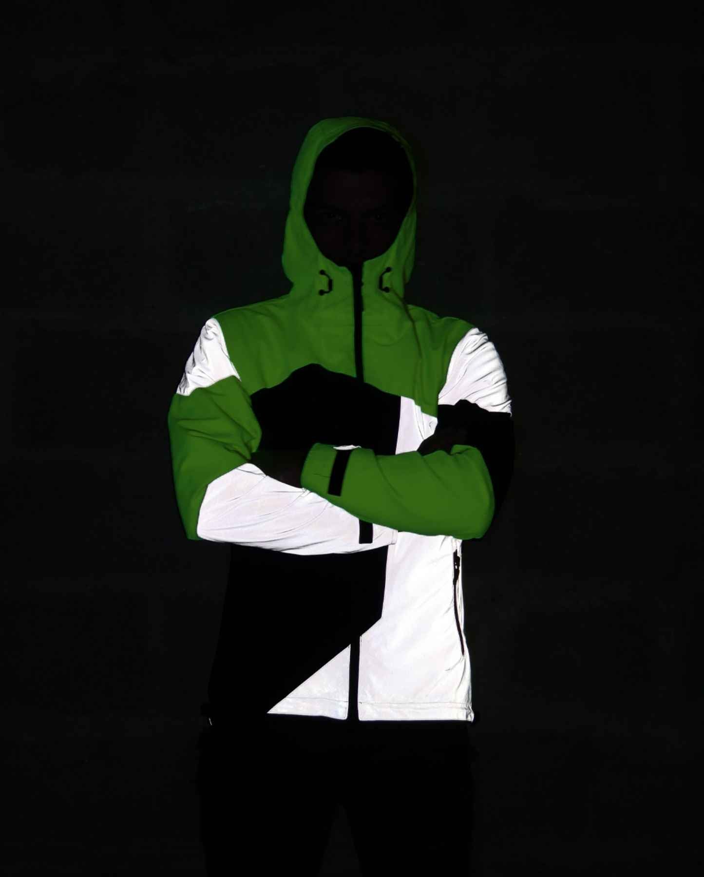 veste pop verte par urban circus